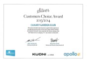 Kuoni Silver Award 2013-2014 Canary Garden Club